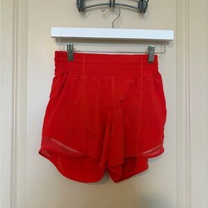Women's Hotty Hot 4” Red Shorts